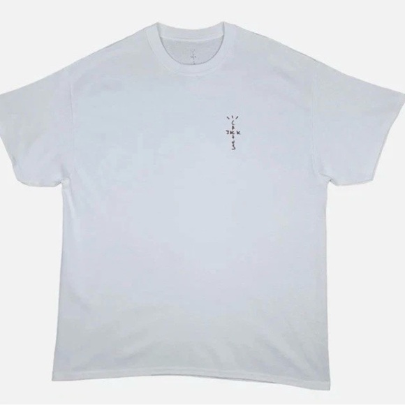 Cactus Jack White Graphic T-Shirt New - Picture 1 of 3